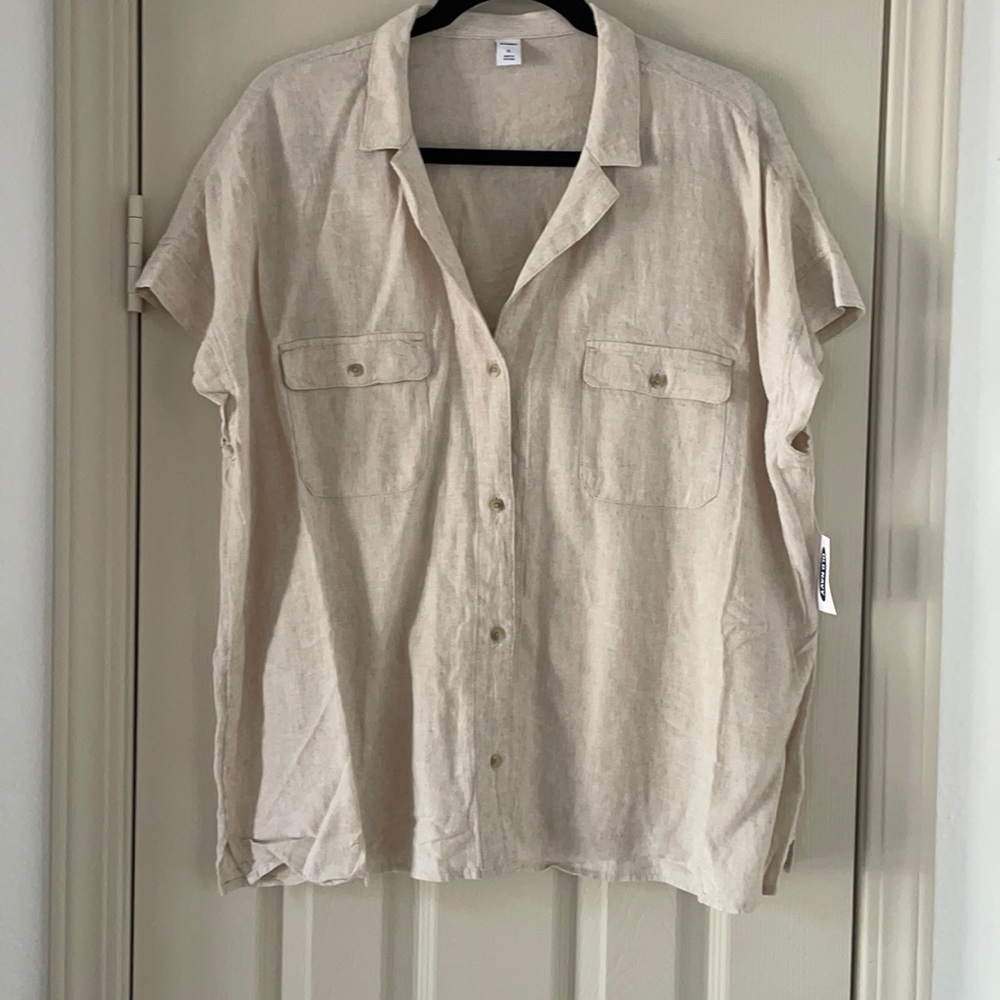Old Navy Button Up Blouse - NWT!